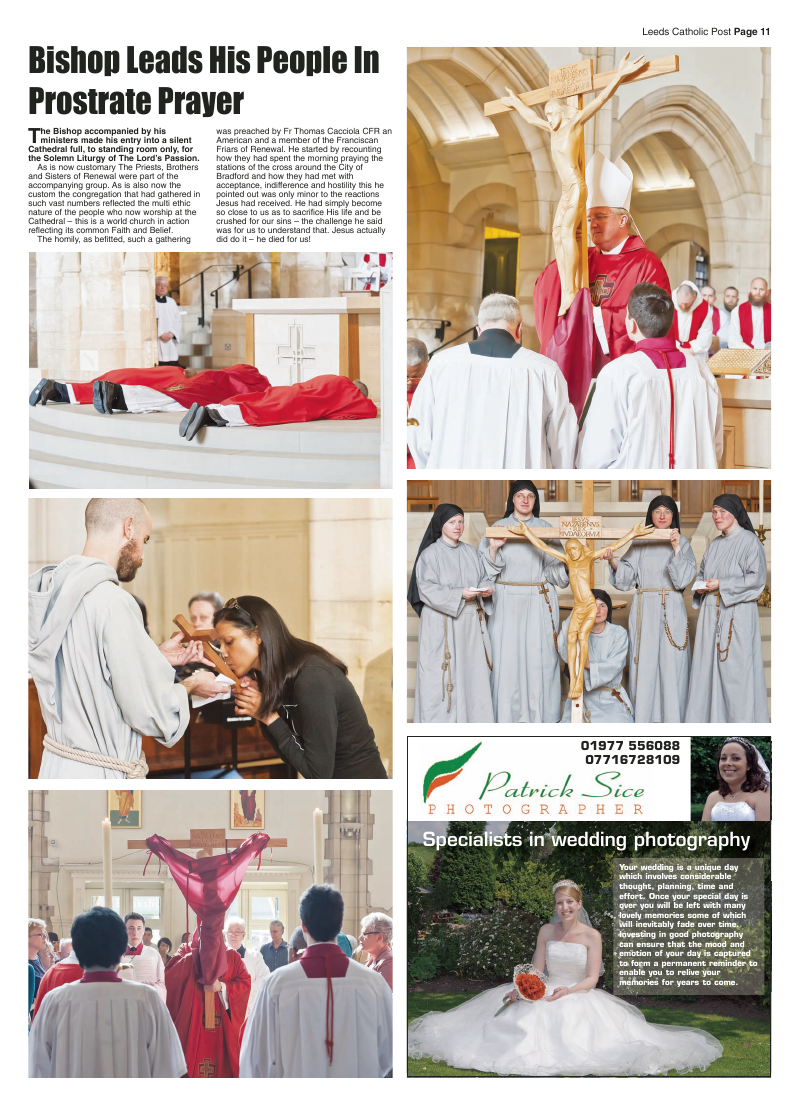 May 2011 edition of the Leeds Catholic Post May 2011 edition of the Leeds Catholic Post