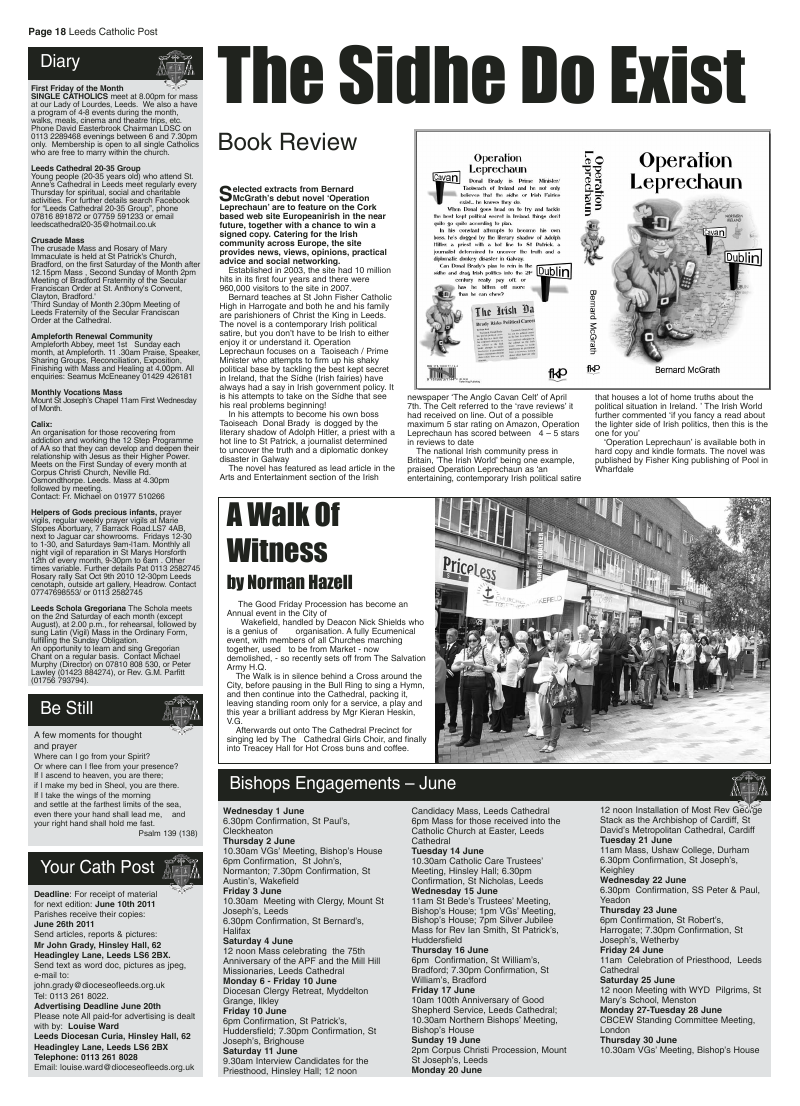 May 2011 edition of the Leeds Catholic Post