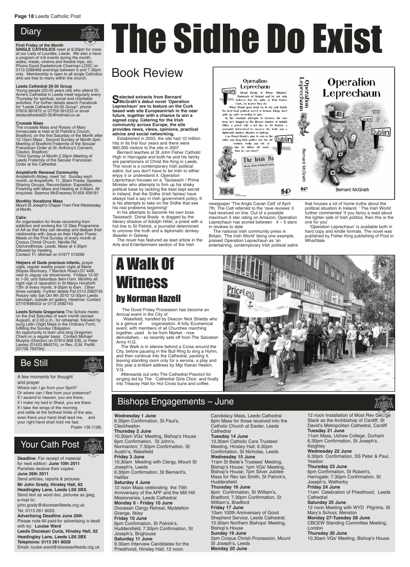 May 2011 edition of the Leeds Catholic Post May 2011 edition of the Leeds Catholic Post
