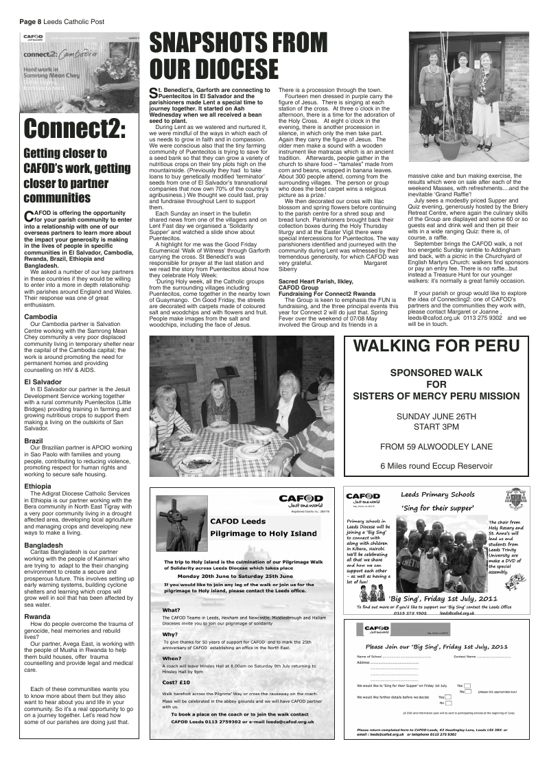 May 2011 edition of the Leeds Catholic Post