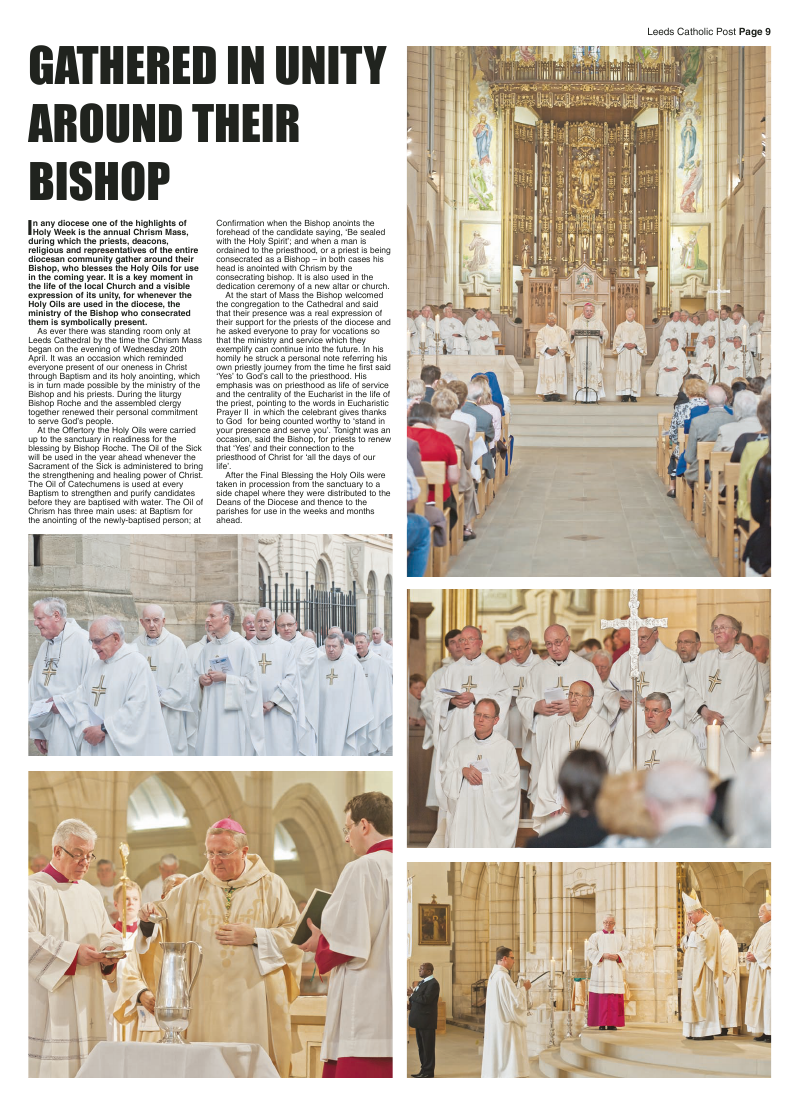 May 2011 edition of the Leeds Catholic Post May 2011 edition of the Leeds Catholic Post