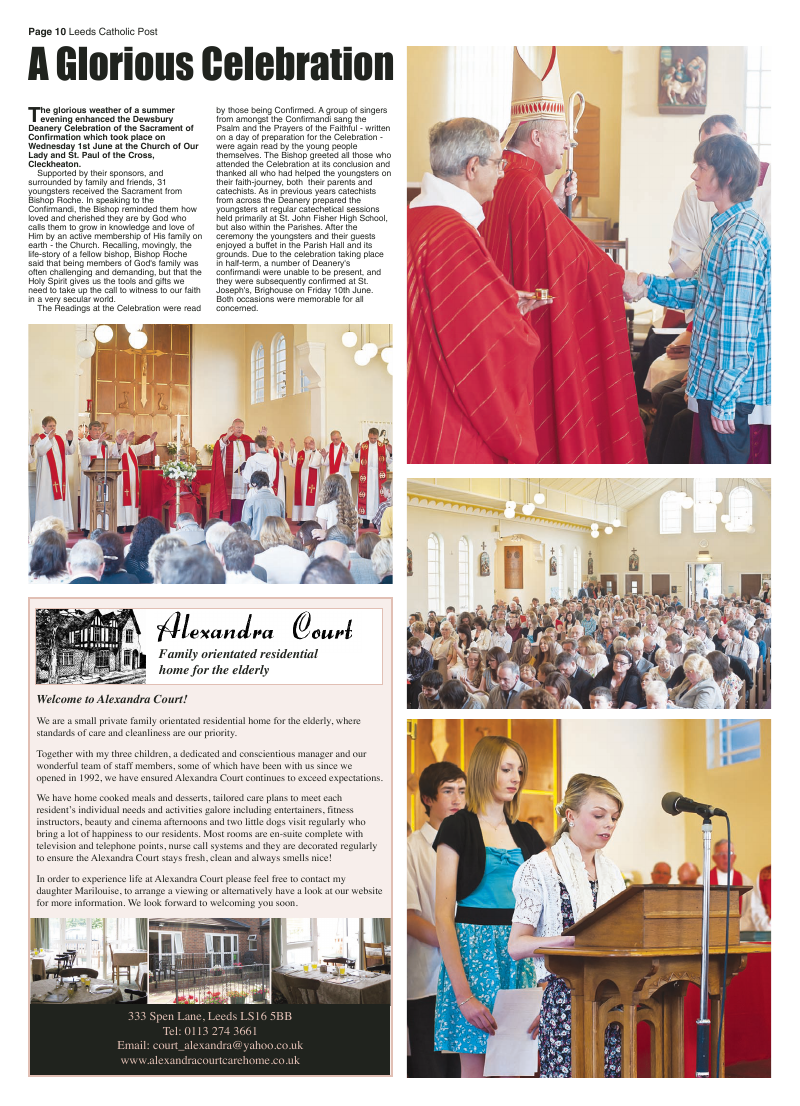 Jun 2011 edition of the Leeds Catholic Post Jun 2011 edition of the Leeds Catholic Post