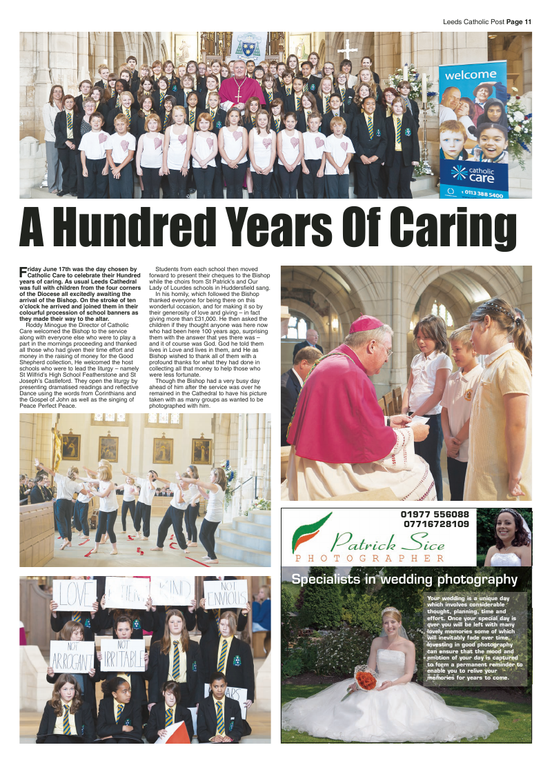 Jun 2011 edition of the Leeds Catholic Post Jun 2011 edition of the Leeds Catholic Post