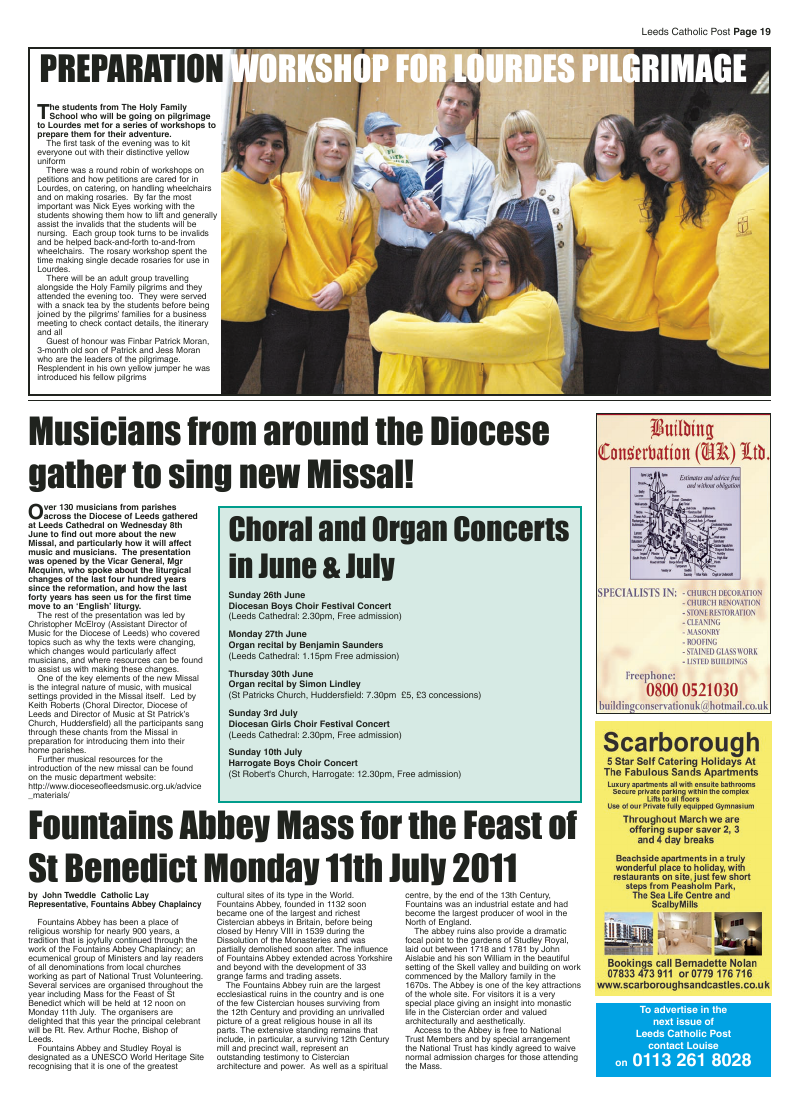 Jun 2011 edition of the Leeds Catholic Post