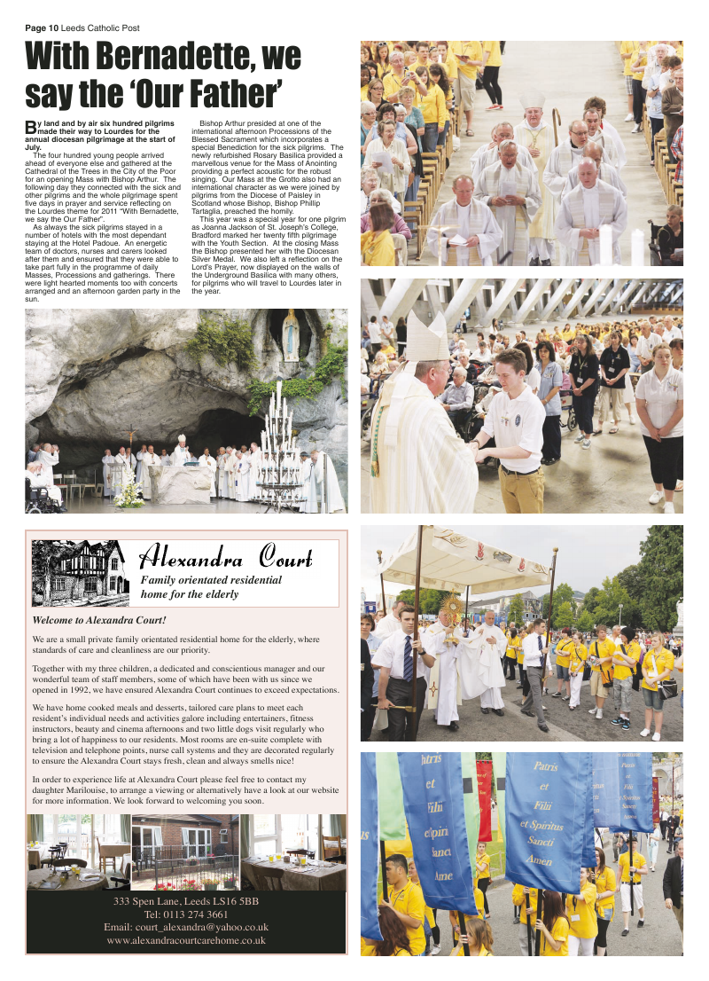 Jul/Aug 2011 edition of the Leeds Catholic Post Jul/Aug 2011 edition of the Leeds Catholic Post