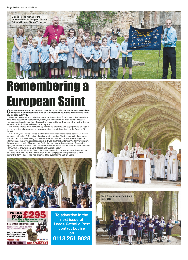 Jul/Aug 2011 edition of the Leeds Catholic Post