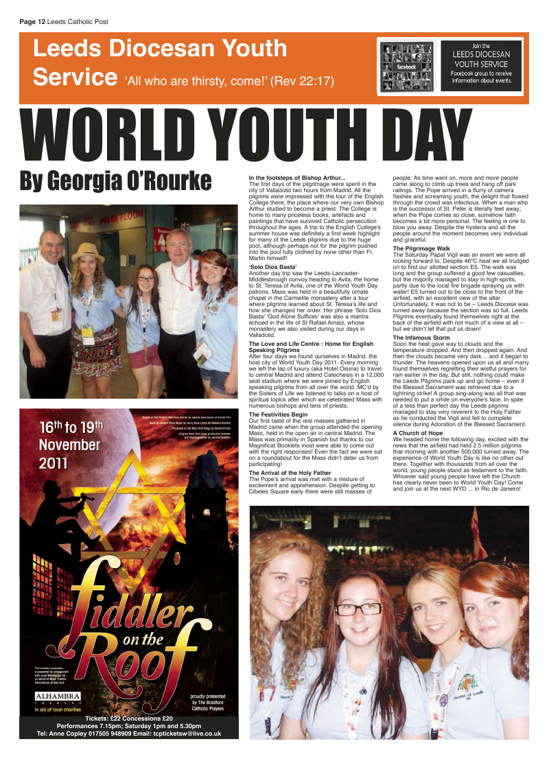 Sept 2011 edition of the Leeds Catholic Post