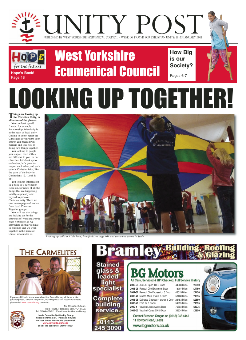 Nov 2011 edition of the Leeds Catholic Post Nov 2011 edition of the Leeds Catholic Post