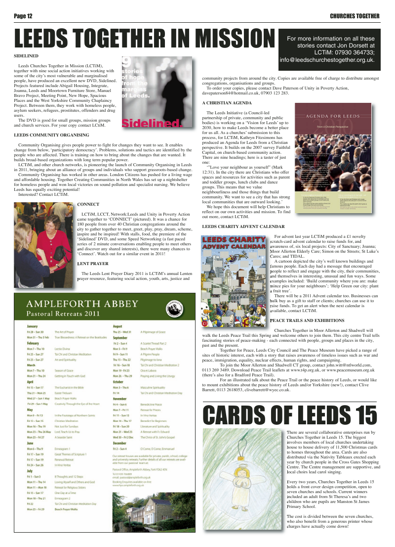 Nov 2011 edition of the Leeds Catholic Post Nov 2011 edition of the Leeds Catholic Post