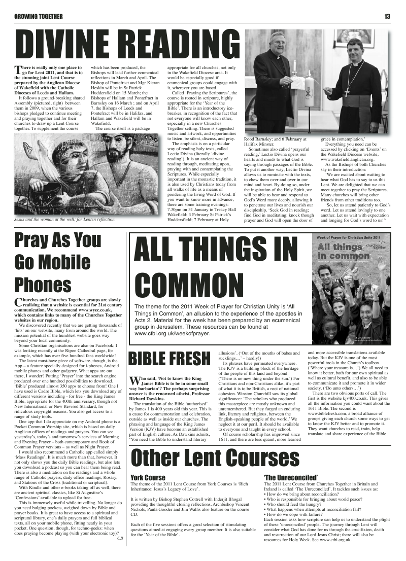 Nov 2011 edition of the Leeds Catholic Post