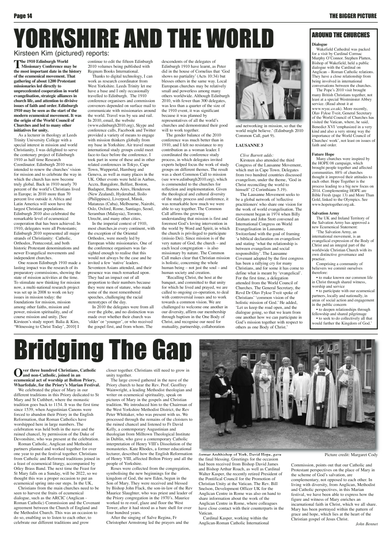 Nov 2011 edition of the Leeds Catholic Post