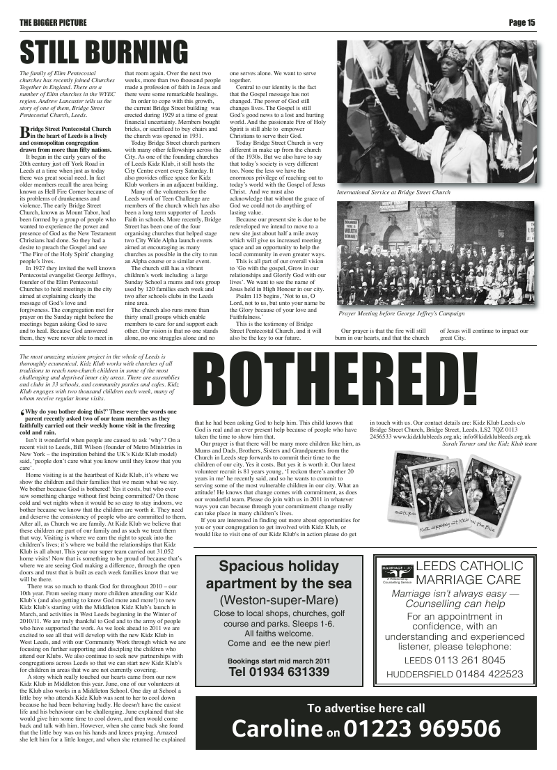 Nov 2011 edition of the Leeds Catholic Post