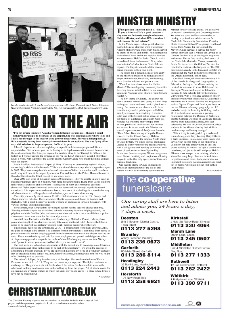 Nov 2011 edition of the Leeds Catholic Post Nov 2011 edition of the Leeds Catholic Post