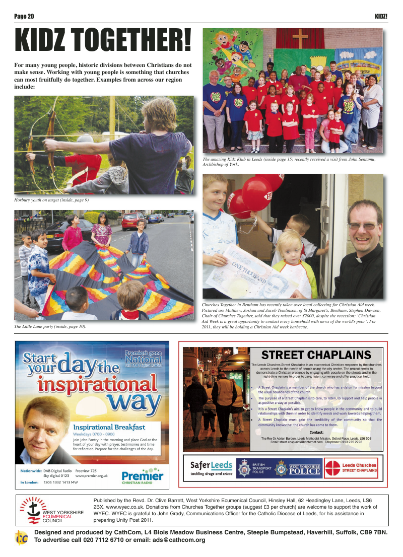 Nov 2011 edition of the Leeds Catholic Post