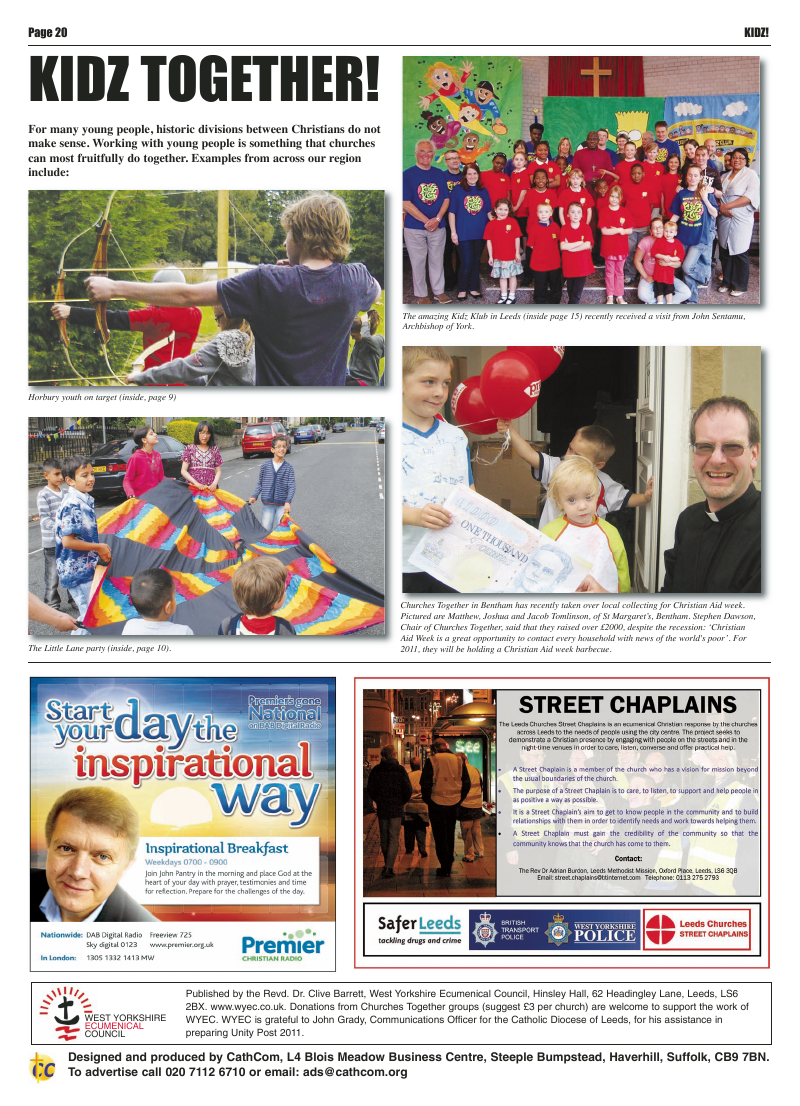 Nov 2011 edition of the Leeds Catholic Post Nov 2011 edition of the Leeds Catholic Post