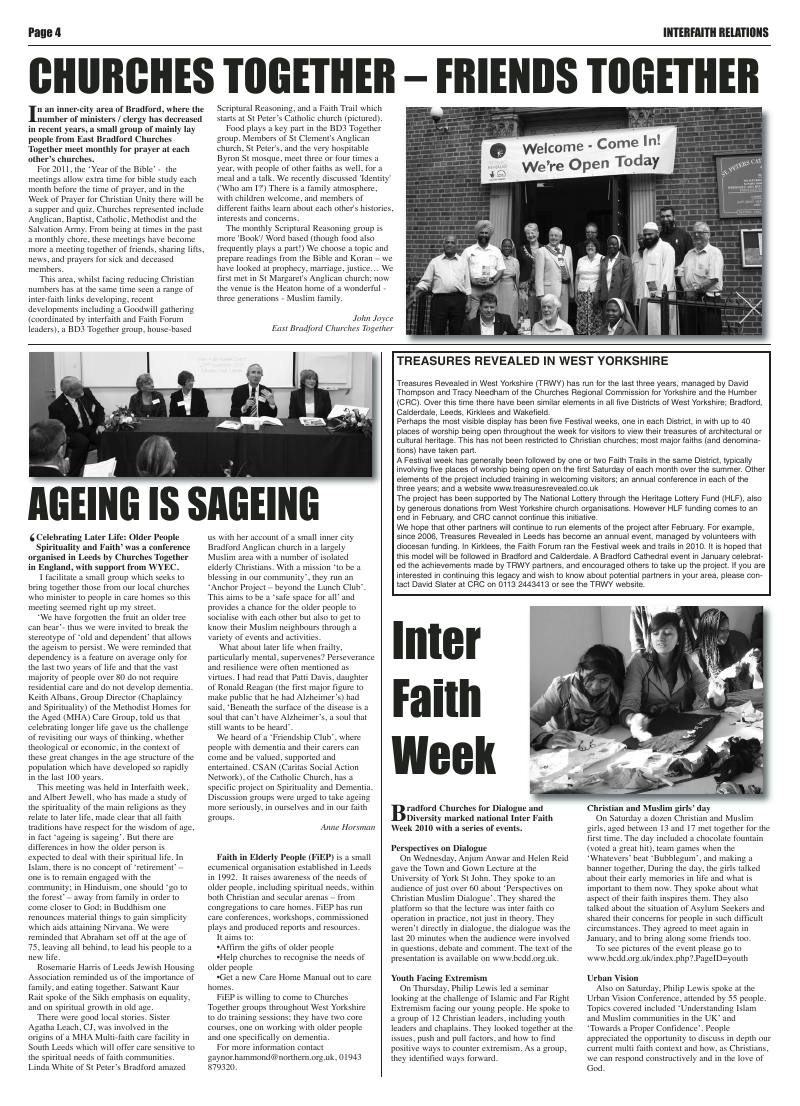 Nov 2011 edition of the Leeds Catholic Post Nov 2011 edition of the Leeds Catholic Post