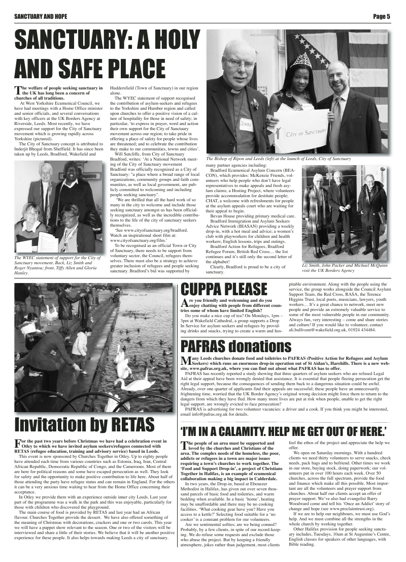 Nov 2011 edition of the Leeds Catholic Post Nov 2011 edition of the Leeds Catholic Post