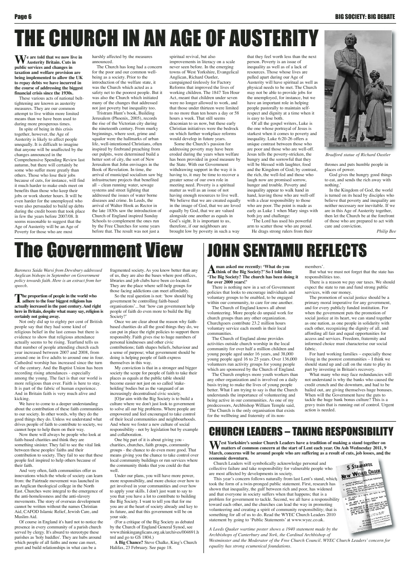 Nov 2011 edition of the Leeds Catholic Post