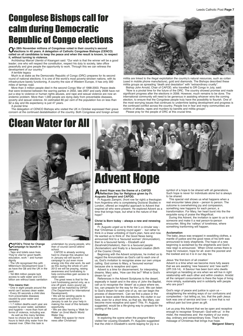 Dec 2011 edition of the Leeds Catholic Post Dec 2011 edition of the Leeds Catholic Post