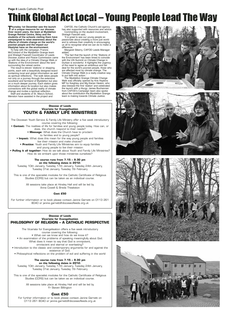 Dec 2011 edition of the Leeds Catholic Post