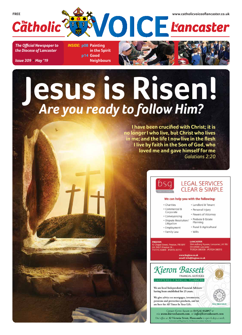 May 2019 edition of the Catholic Voice of Lancaster - Page 