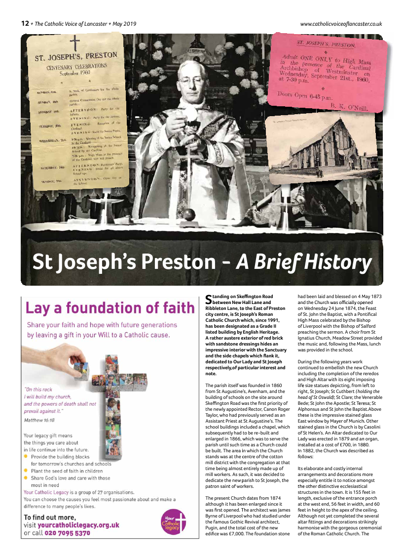 May 2019 edition of the Catholic Voice of Lancaster - Page 