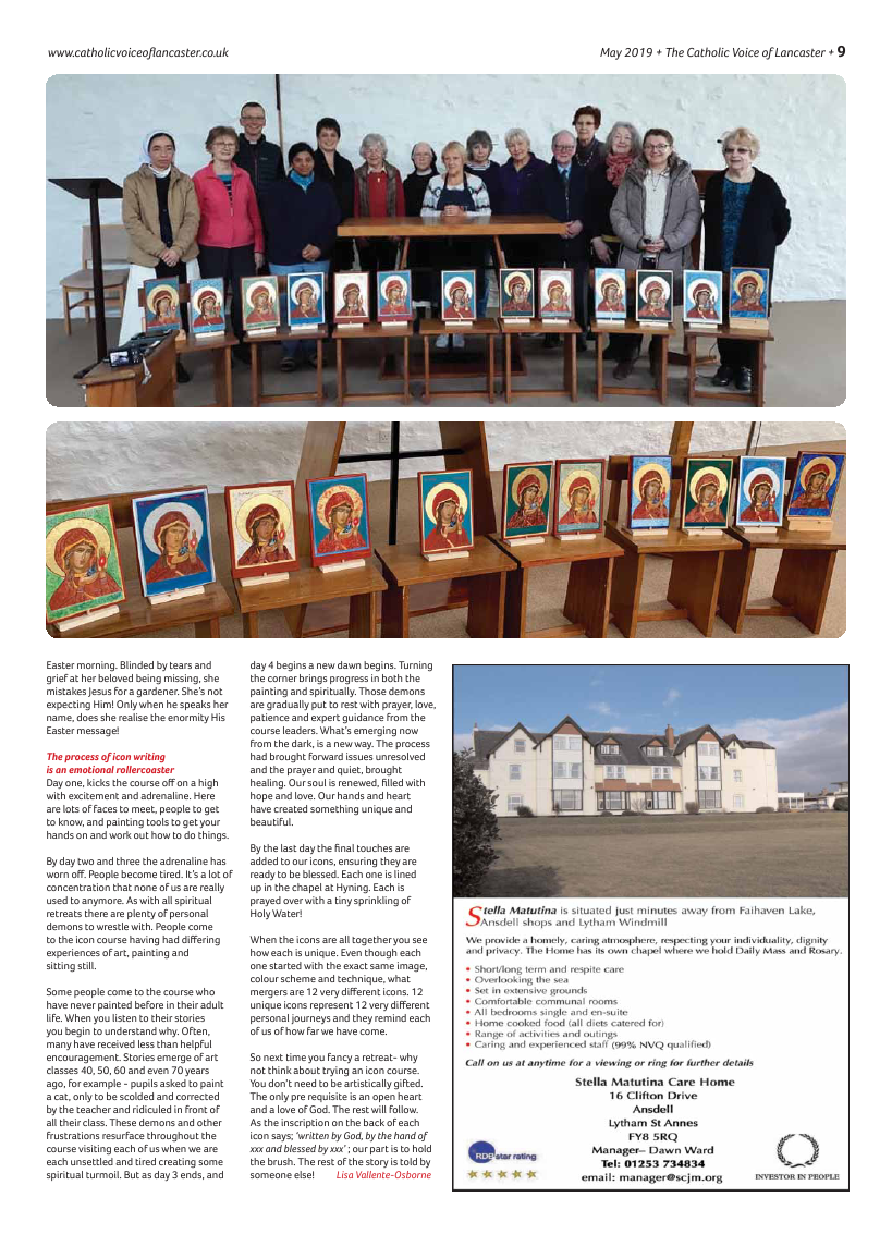 May 2019 edition of the Catholic Voice of Lancaster - Page 