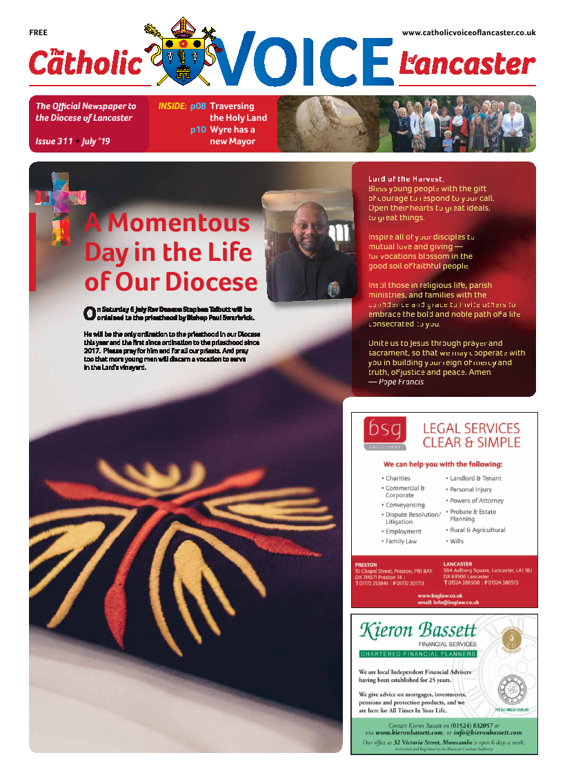 Jul/Aug 2019 edition of the Catholic Voice of Lancaster - Page 