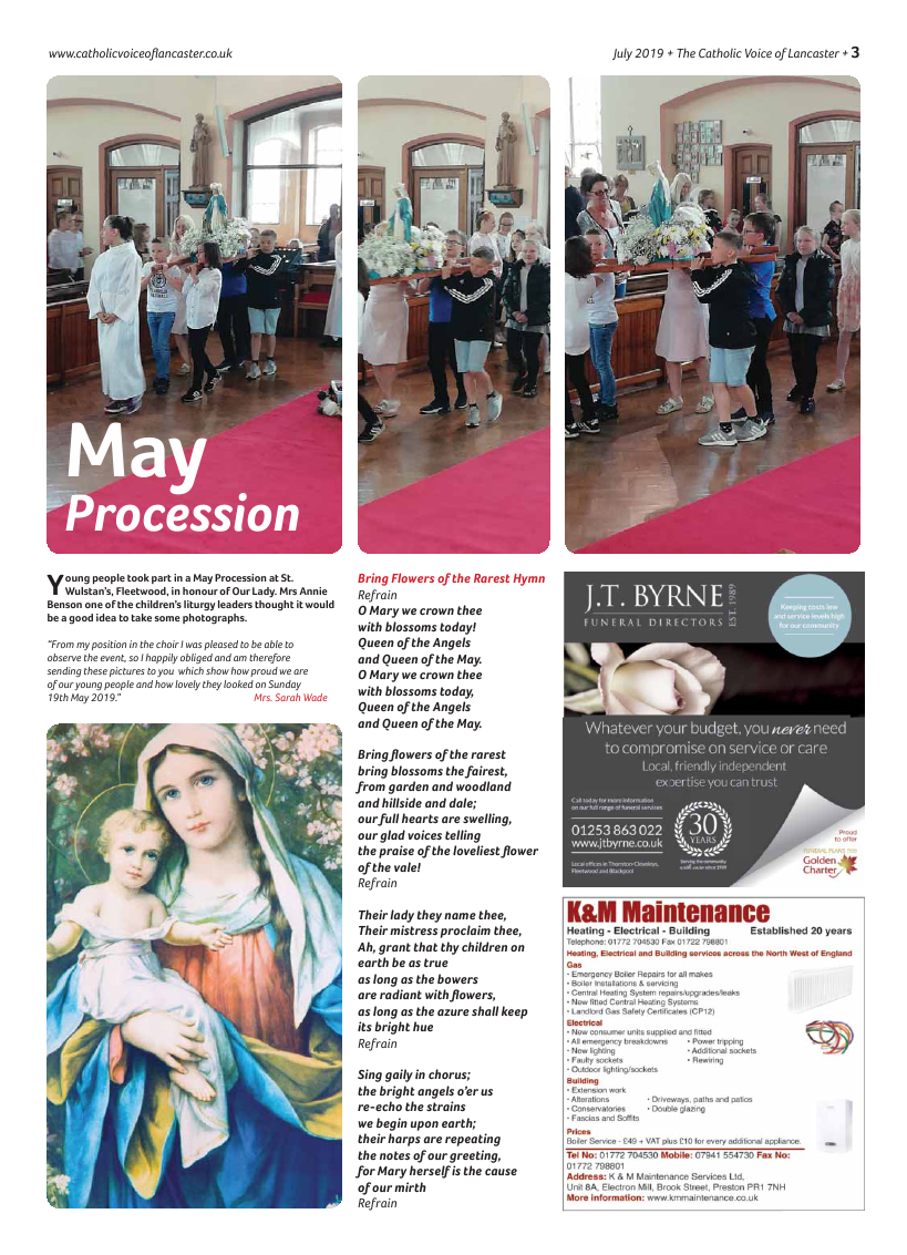 Jul/Aug 2019 edition of the Catholic Voice of Lancaster - Page 