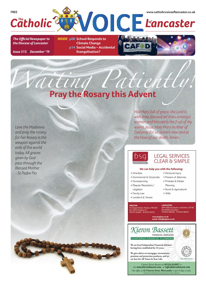 Dec 2019 edition of the Catholic Voice of Lancaster - Page 