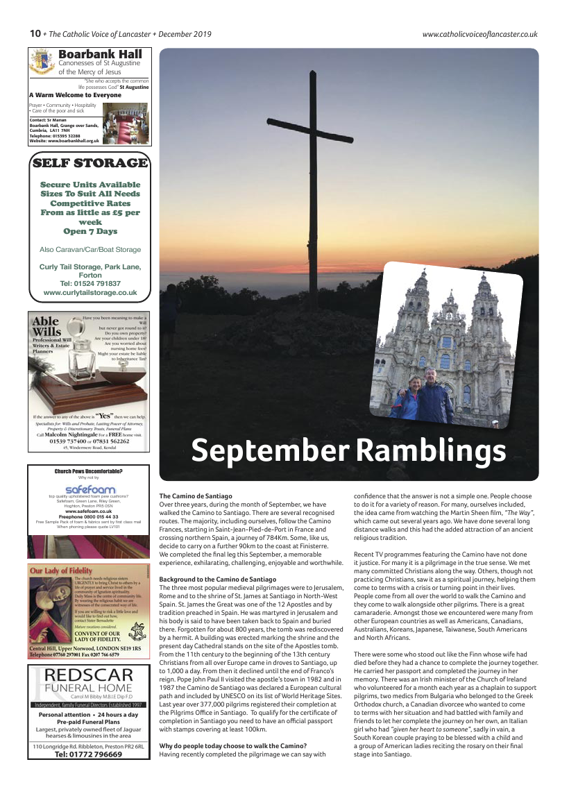 Dec 2019 edition of the Catholic Voice of Lancaster - Page 