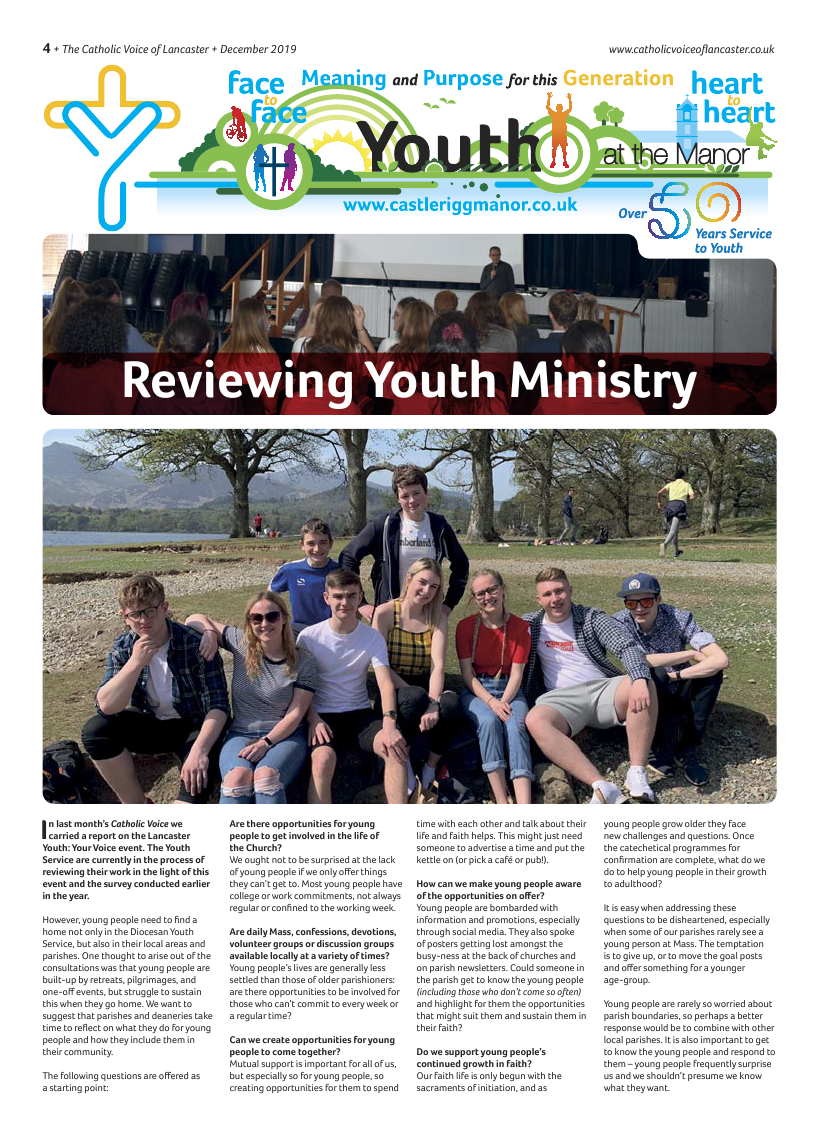 Dec 2019 edition of the Catholic Voice of Lancaster - Page 