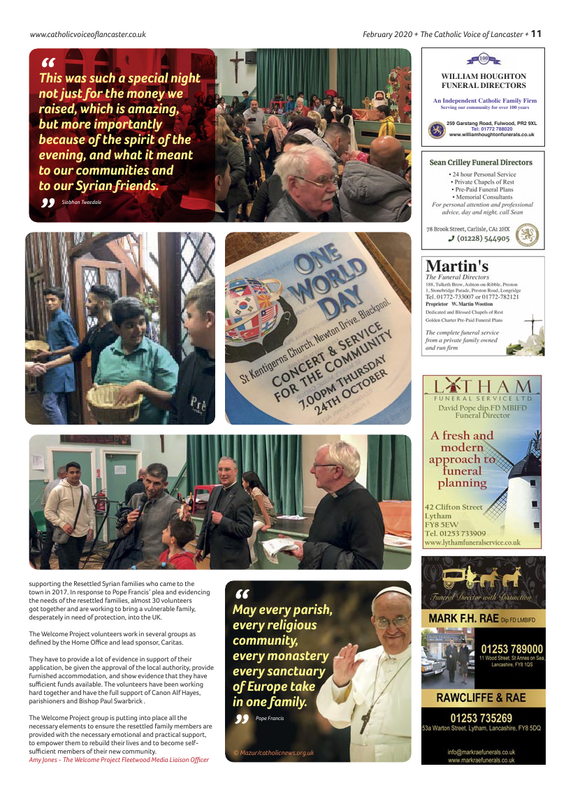 Feb 2020 edition of the Catholic Voice of Lancaster