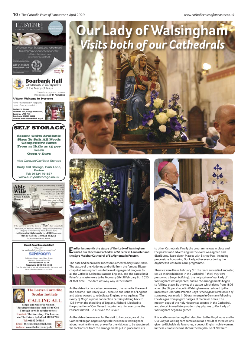 Apr 2020 edition of the Catholic Voice of Lancaster