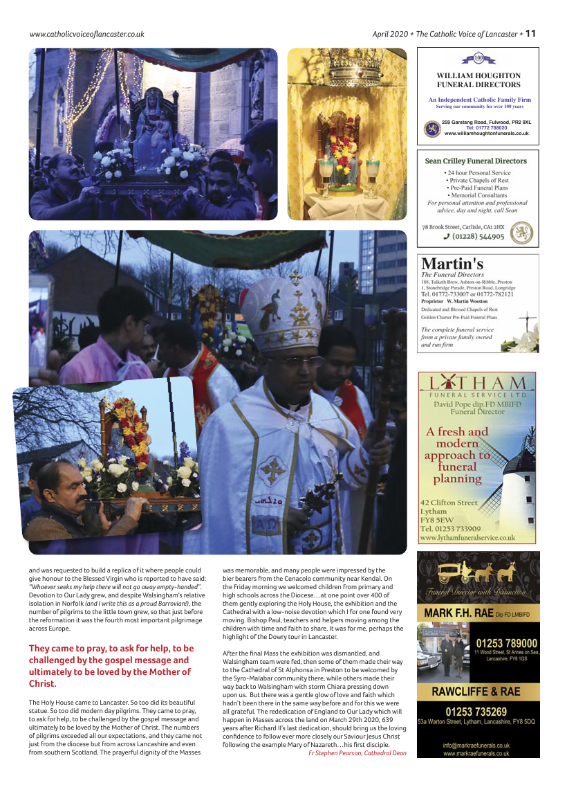 Apr 2020 edition of the Catholic Voice of Lancaster