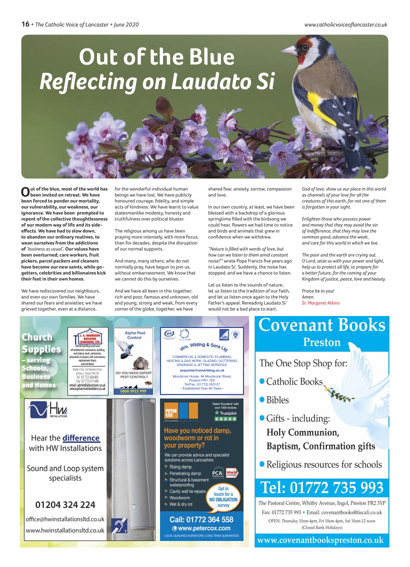 Jun 2020 edition of the Catholic Voice of Lancaster