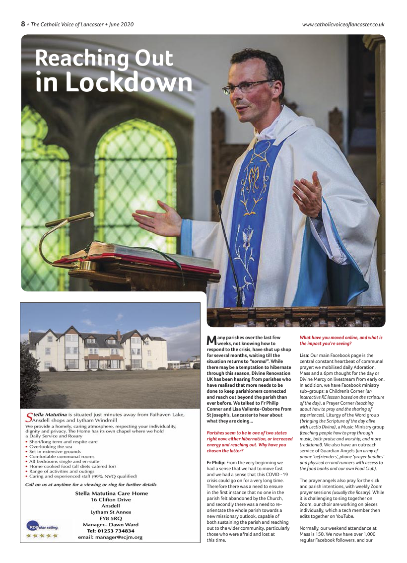 Jun 2020 edition of the Catholic Voice of Lancaster