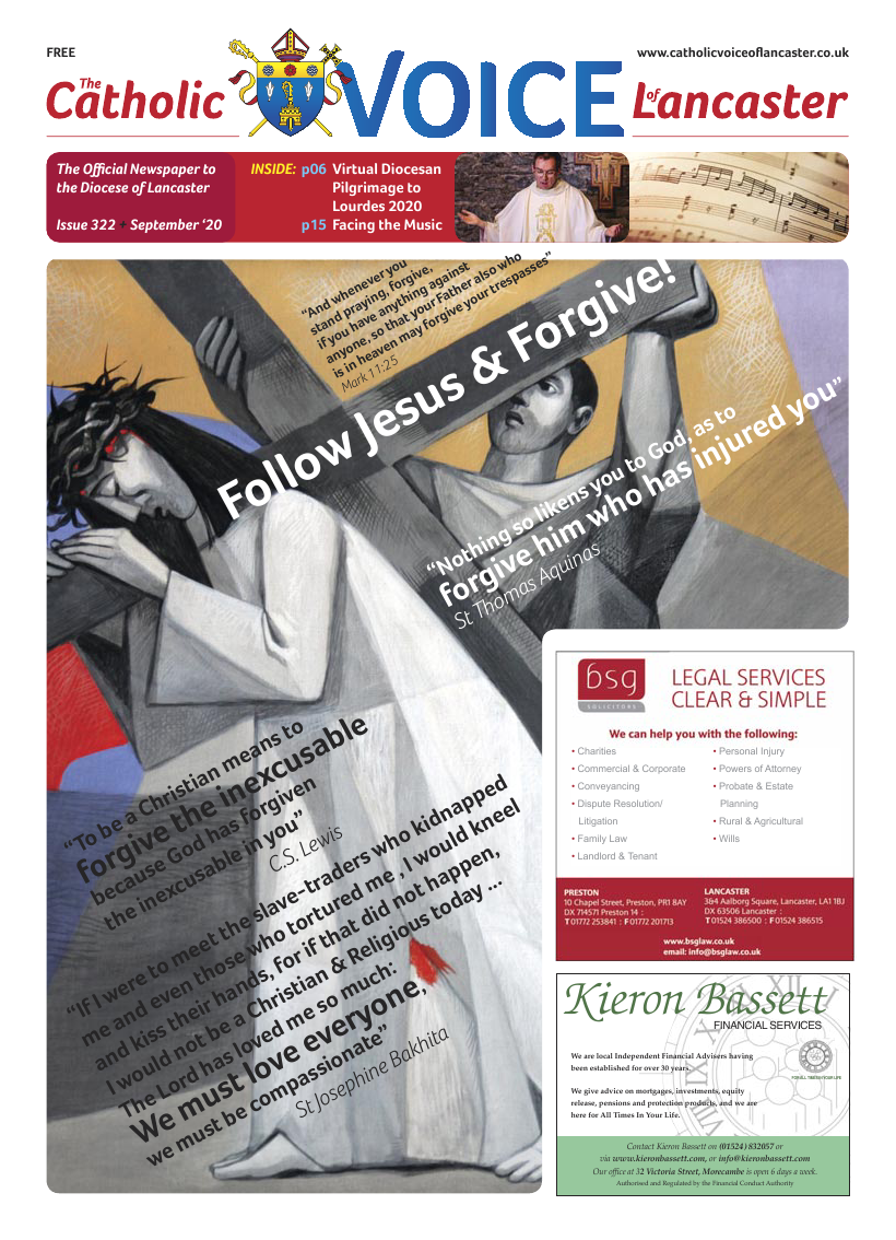 Sept 2020 edition of the Catholic Voice of Lancaster