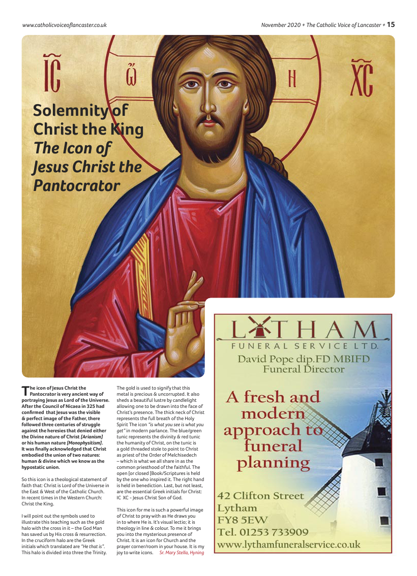 Nov 2020 edition of the Catholic Voice of Lancaster