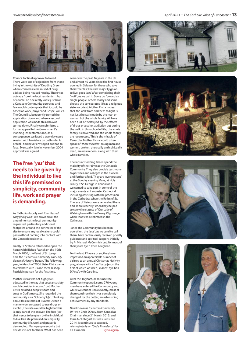 Mar 2021 edition of the Catholic Voice of Lancaster