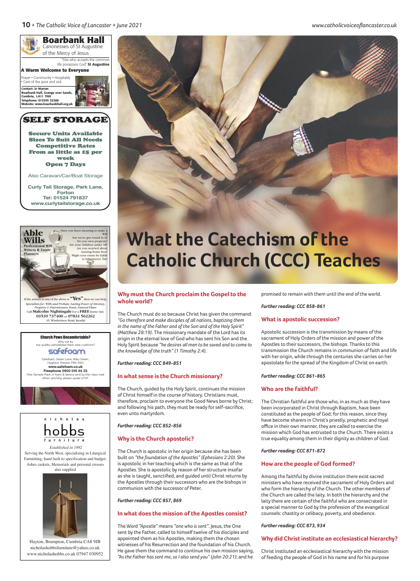 Jun 2021 edition of the Catholic Voice of Lancaster