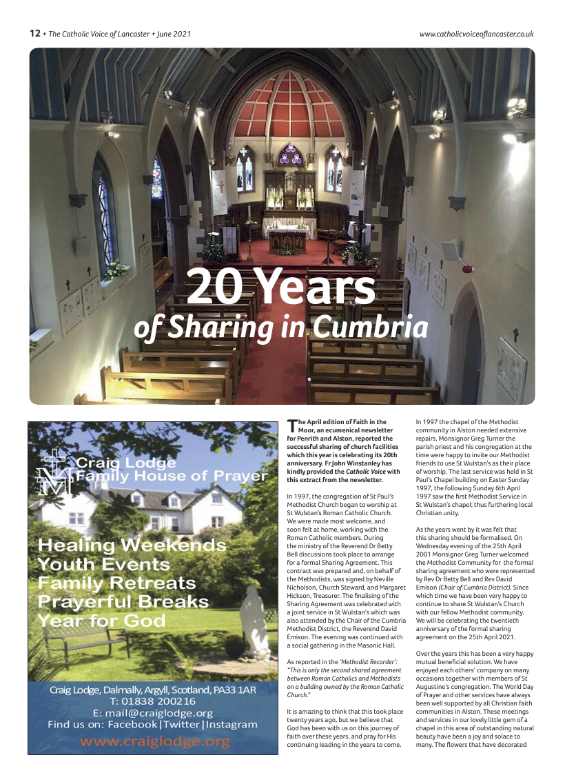 Jun 2021 edition of the Catholic Voice of Lancaster