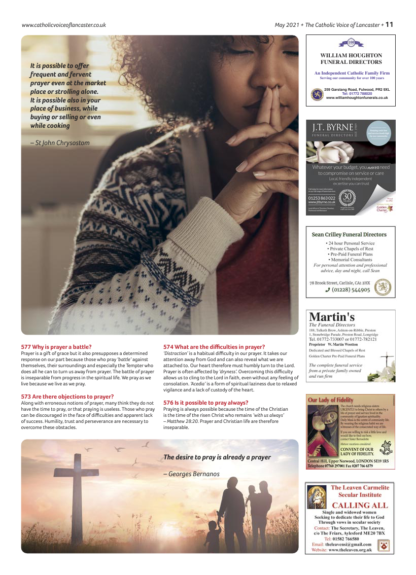 May 2021 edition of the Catholic Voice of Lancaster