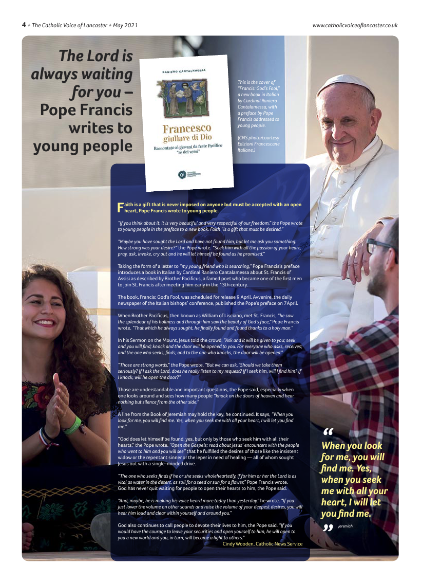 May 2021 edition of the Catholic Voice of Lancaster