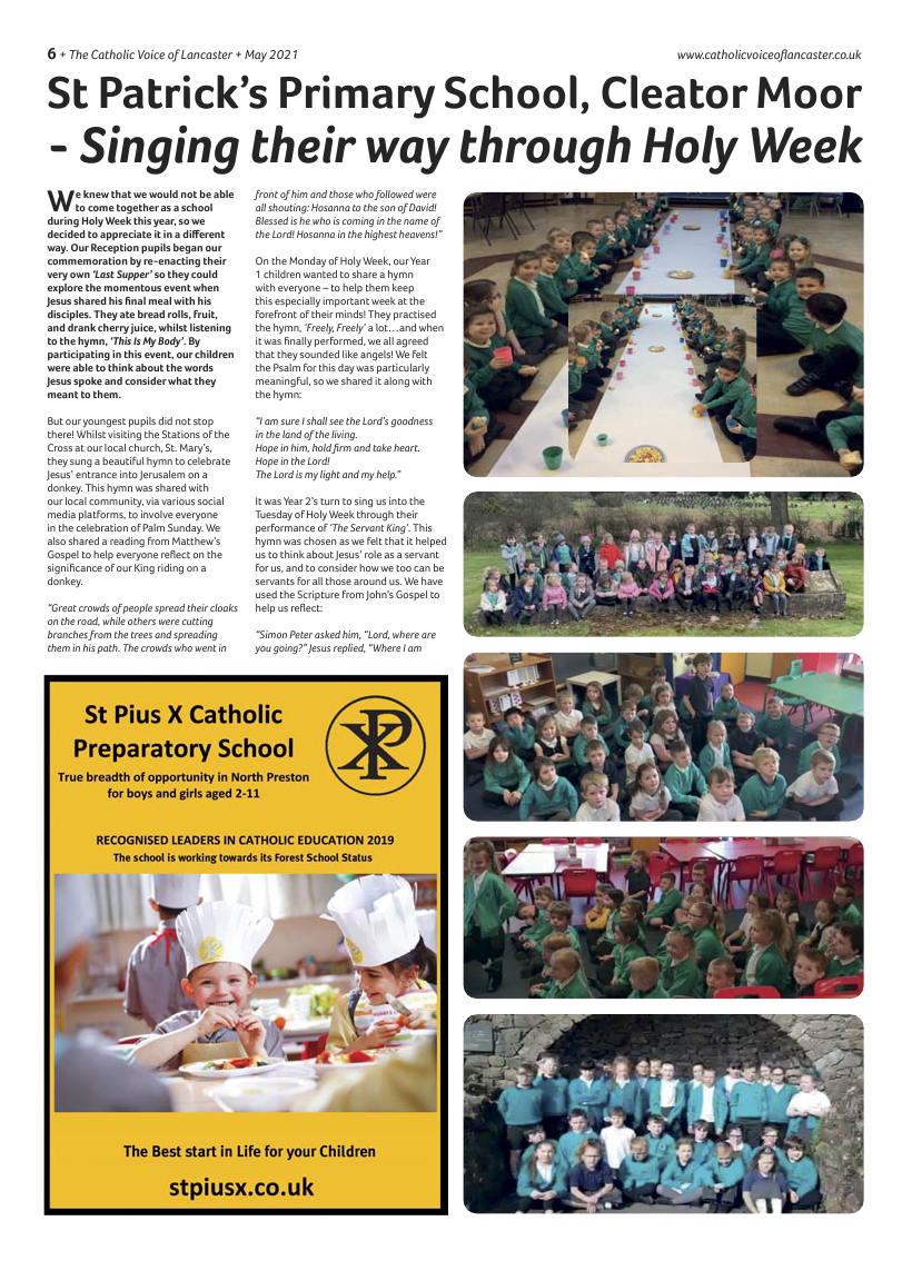 May 2021 edition of the Catholic Voice of Lancaster