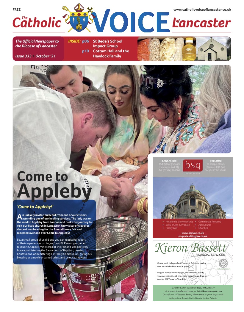 Oct 2021 edition of the Catholic Voice of Lancaster