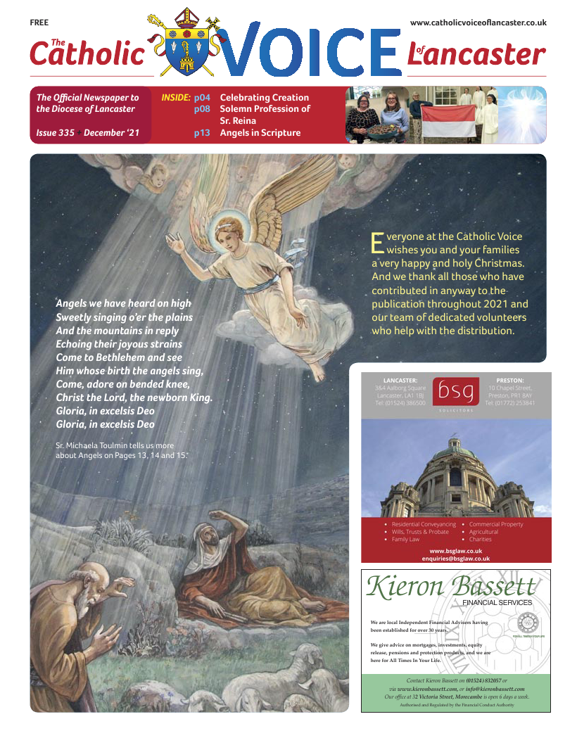 Dec 2021 edition of the Catholic Voice of Lancaster