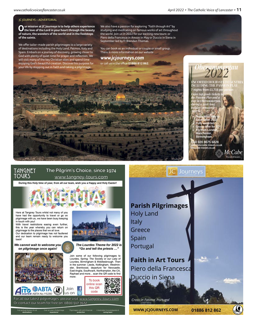 Apr 2022 edition of the Catholic Voice of Lancaster