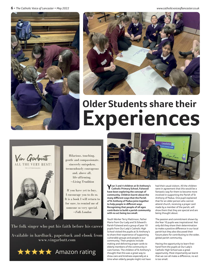 May 2022 edition of the Catholic Voice of Lancaster