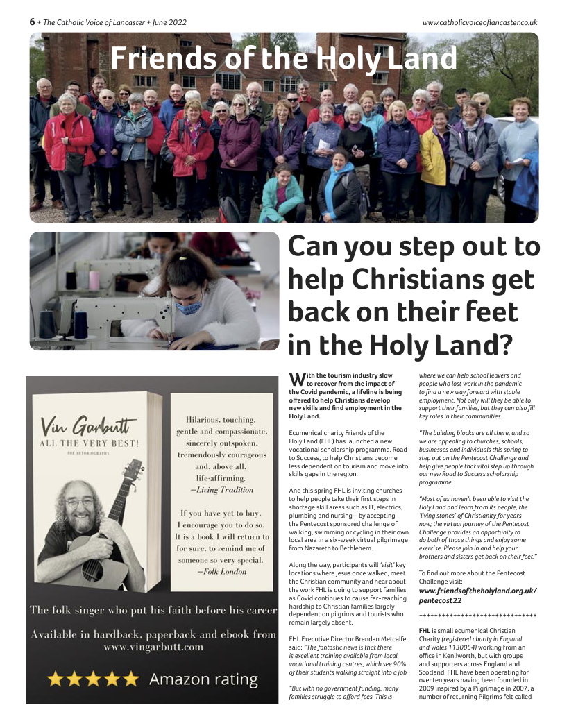 Jun 2022 edition of the Catholic Voice of Lancaster